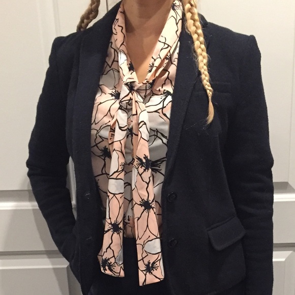 Banana republic floral blouse size xxs - Picture 3 of 7